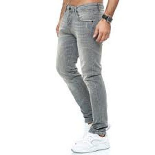 100% Plain Denim Breathable And Comfortable Long Durability Jeans For Men