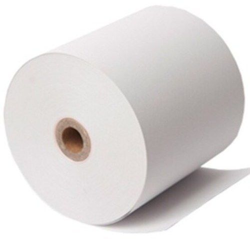 10Mm Plain White Color Billing Thermal Paper Roll With 80Gsm Thickness: 10 Millimeter (Mm)