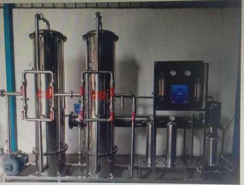 Metal 500 Lph Stainless Steel Automatic Ro Plant For Water Purification