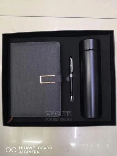 Glossy Lamination Black Exhibition Color 3 In 1 Gift Set Paper Gift Packing Box For Gift Purpose