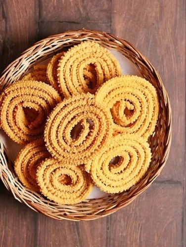 Brown Tasty Ring Murukku 100 Percent Fresh And Tasty With Dietary Fiber And Protein