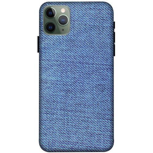 Durable and Easy to clean Denim Fabric Blue Mobile Back Cover, Protect Phone from Scratches and Damage