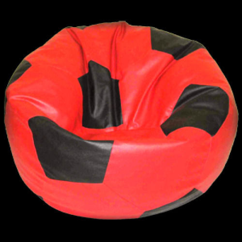 Met Leatherette Round Knix Football Bean Bag Cover And Packaging Type Plastic Bag