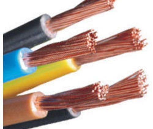 Long Lasting Solid Strong Durable 4 Core Copper Flat Cable For Domestic And Industrial Use Insulation Material: Pvc