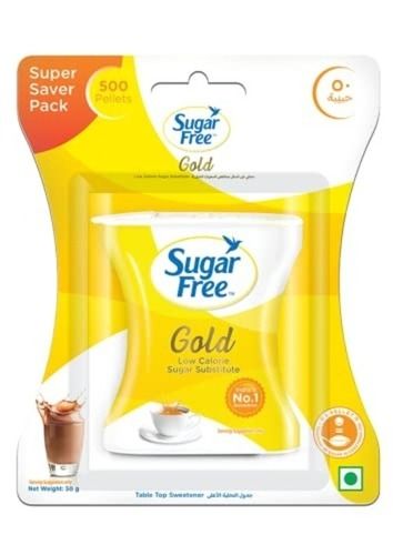 White Sugarfree Gold Low Calorie Sweetener, 500 Palettes