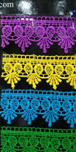 100 Percent Cotton Made Gpo Lace With Floral Design Pattern Light Weight And Durable