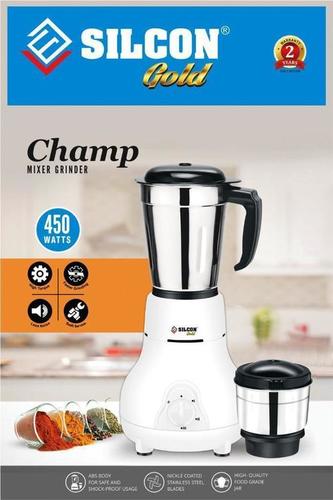 450 Watt, White And Black Ndo Club Dlx Deluxe Mixer Grinder For Home Use 