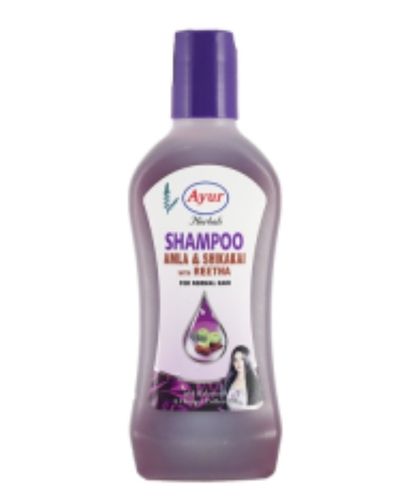 Controls Frizz And Smooth Natural Cleanses Nourishes Ayur Herbal Shampoo