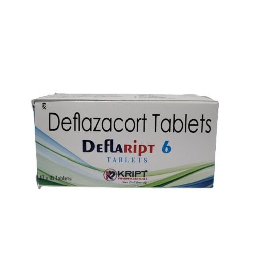 Deflaript Deflazacort 6 Mg Tablets, 10X10 Alu Alu Blister Pack General Medicines