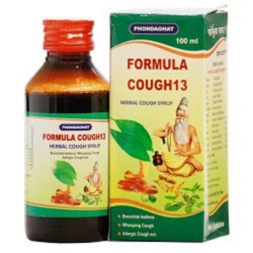 Formula Cough13 Herbal Cough Syrup For Treat Runny Nose Dull Nose Wheezing Watery Eyes And Blockage Or Terribleness