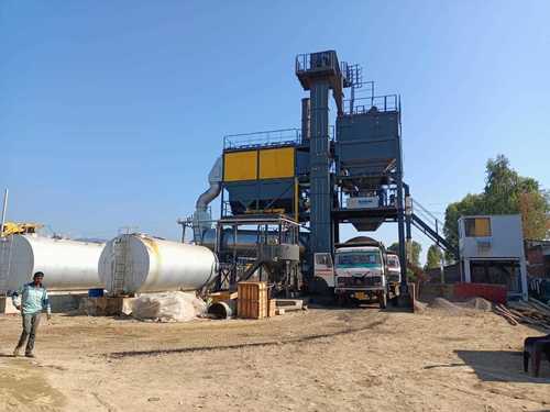 Semi-Automatic Heavy Duty And Corrosion Resistant Mild Steel Hot Mix Plant For Industrial