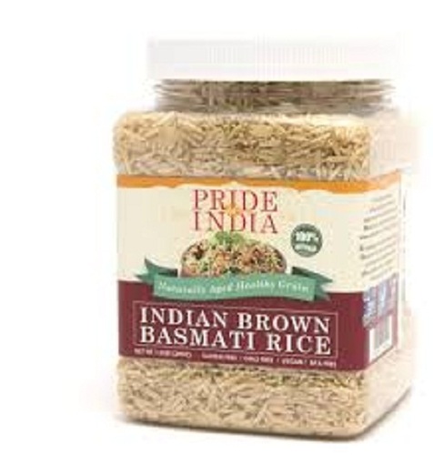 Brown Basmati Rice - Organic Long Grain Dried Whole Grain | Gluten Free High In Protein No Artificial Color No Preservatives 2-Year Shelf Life
