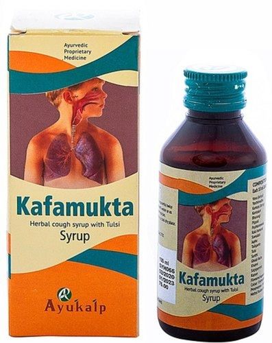 Kafamukta Herbal Cough Syrup (100 Ml) For Treat Runny Nose Stodgy Nose Wheezing And Watery Eyes