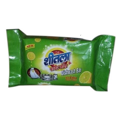 Lemon Fragrance Green Sheetal Power Dish Wash Bar For Tough Stain Removal  Application: Kitchen