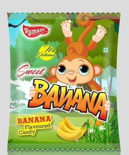 Mouthwatering Taste And No Added Preservative Banana Flavoured Sweet Candy