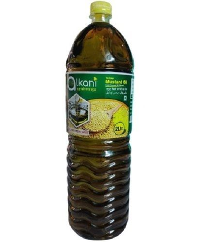 100% Pure Healthy Cold-Pressed Yellow Mustard Cooking Oil, Pack Of 2 Litre Bottle