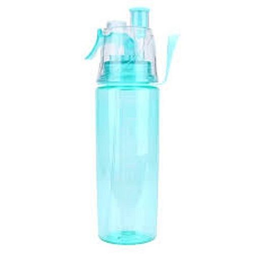 600ml Mist Spray Sports Water Bottle With Plastic Materials And Blue Color