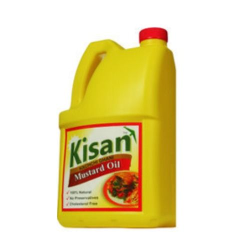 A Grade 100% Pure And Natural Kisan Cooking Mustard Oil, 5 Litre Can Pack