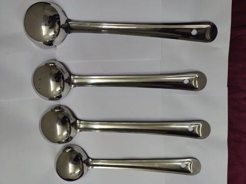 Corrosion Resistant Silver Stainless Steel Carry Serving Spoon, Size : 1 To 5