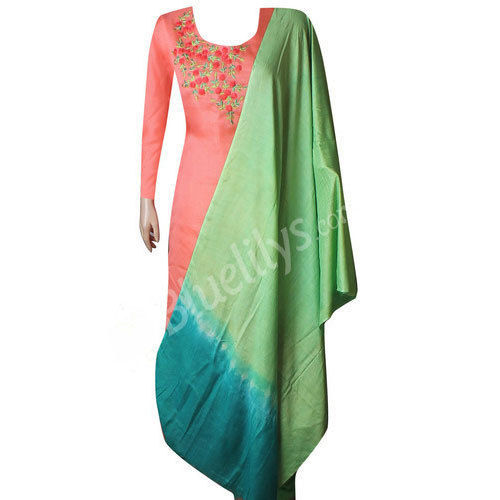 Full Sleeves Small And Medium Party Wear Jute Cotton Salwar Kameez Decoration Material: Ribbons