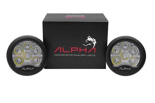 Plastic Led Surface Mounted Maddog Alpha Edition Auxiliary Light With 80 W Round Shape