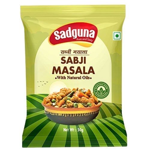 Brown Pure And Tasty Organic Sadguna Garam Masala With Natural Oils, 50 Gm