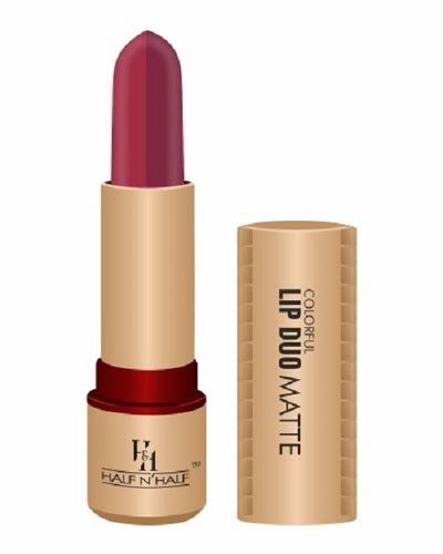 Red Water-Resistant Half N Half Colorful Lip Duo Matte Lipstick Stick For Everyday Use