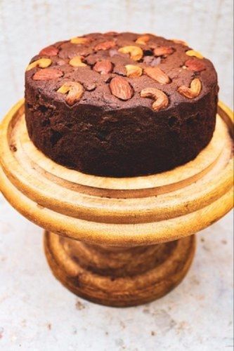 Round Delicious And Sweet Taste Round Plum Badam Cake For Parties