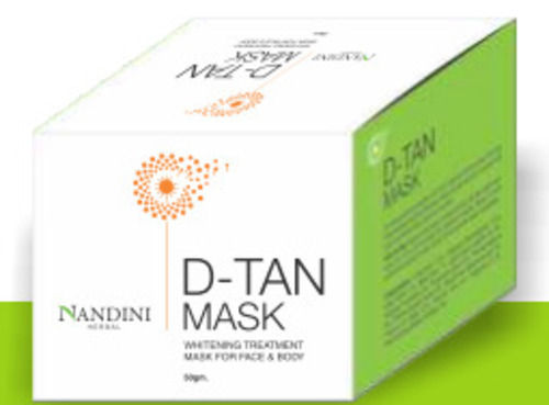 Shine And Glow 50 Grams D Tan Face Mask For All Types Of Skin