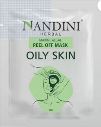 White Color And Herbal Marine Algae Peel Of Mask For Oily Skin