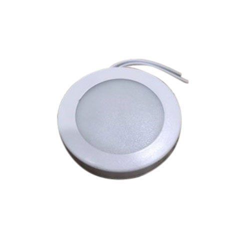  सफ़ेद गोल आकार की ट्रेंडी और आधुनिक डिज़ाइन 3 वॉट K LED स्ट्राइकर कैबिनेट लाइट 