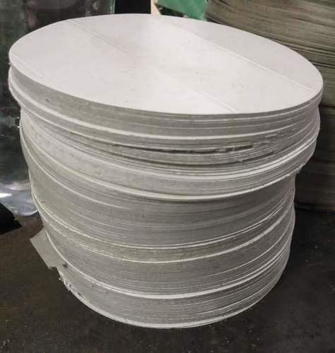 1-5 Mm Disposable Paper Plate Duplex Circle Raw Material