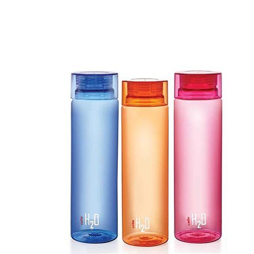 1 Litre H2o Plastic Water Bottle With Easy To Use And Light Weight, Durable