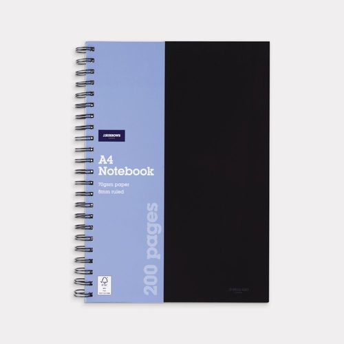 Paper 100 Percent Hard Cover And Soft Pages A4 Spiral Notebook For Studies