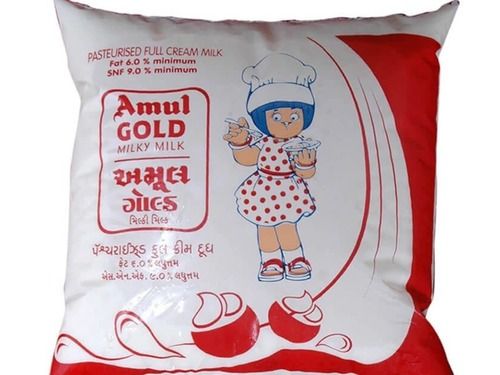 100% Pure Fresh Nutrient Enriched Amul Gold Pasteurised Full Cream Milk