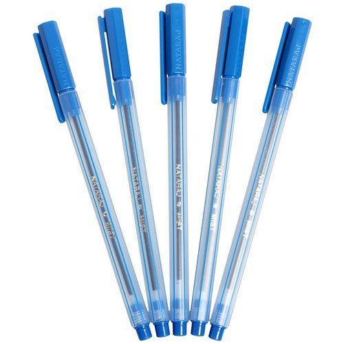 Blue Smoothest Ink Plastic Nataraj Ball Pen For Smooth Writing And Drowing Purpose Size: 5-6 Inch