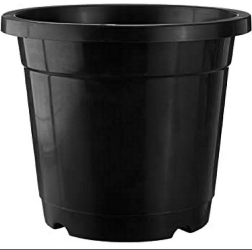 Light Weight Black Flower Pot For Outdoor Planting