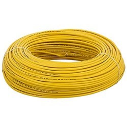 Pvc Coating Single Core Flexible Yellow Electric Copper Wire For Domestic And Commercial Voltage Surge: 110 To 250 Vac