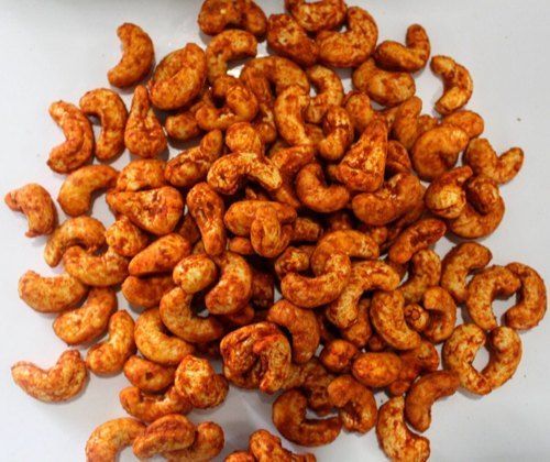 Red Chilli Flavored Cashew Nuts With Salted And 3 Months Shelf Life, Rich In Vitamin E