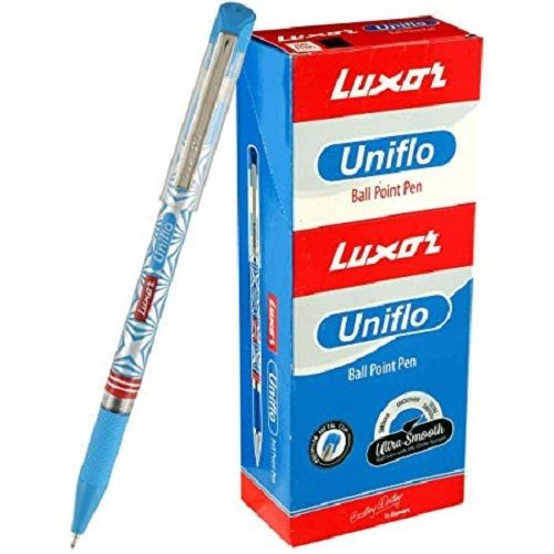 Plastic Smooth And Comfortable Writing Luxor Uniflo Ball Pen For Office And School 