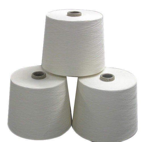 White Colour Combed Mercerized Cotton Yarn For Garments And Textile Industry