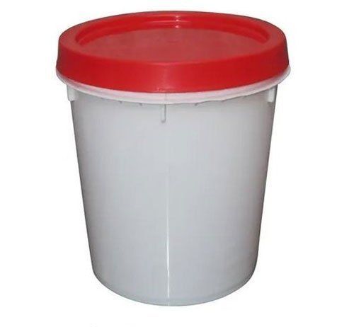 White Plain 1kg Hdpe Plastic Container For Food Stored In A Warm, Dry And Clean Environment.