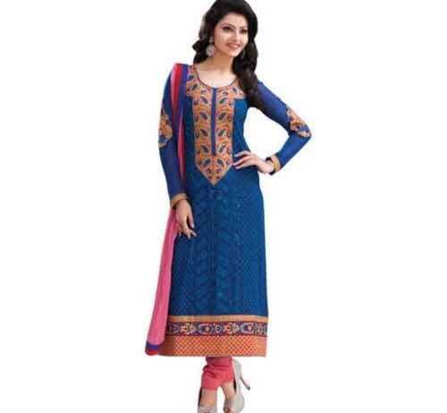 Womens Breathable Cotton Fabric Round Neck And Full Sleeves Printed Kurti