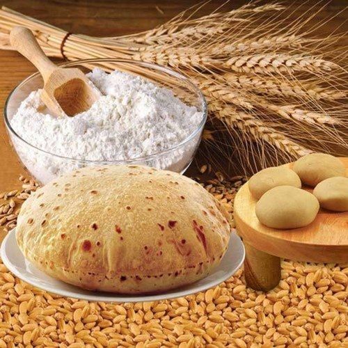 100% Natural & Organic Fresh White Chakki Fresh Atta For Human Consumption Carbohydrate: 76 Grams (G)