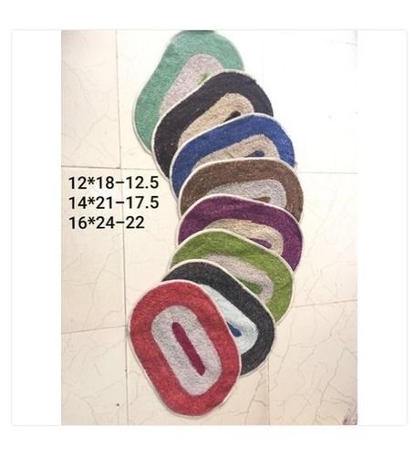 100 Percent Cotton Material Bath Mat Used For Foot Cleaner Light Weight And Durable Back Material: Anti-Slip Latex