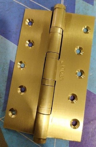 3.5 Inch Size High Design And Easy To Install Evolt Brass Gold Door Hinges Application: Hotel