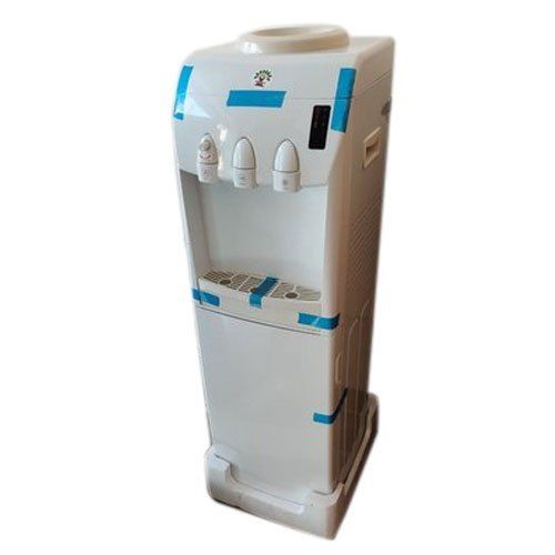 White Electric Hot And Cool Water Dispenser With 3 Year Warranty And Plastic Materials