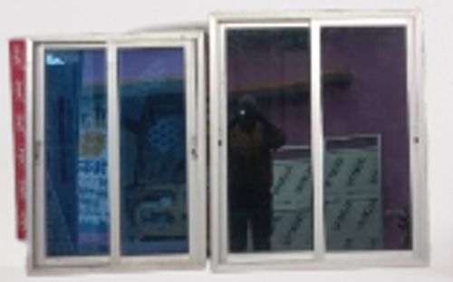 Aluminum Royal Aluminium Sliding Window With Silver Frame 