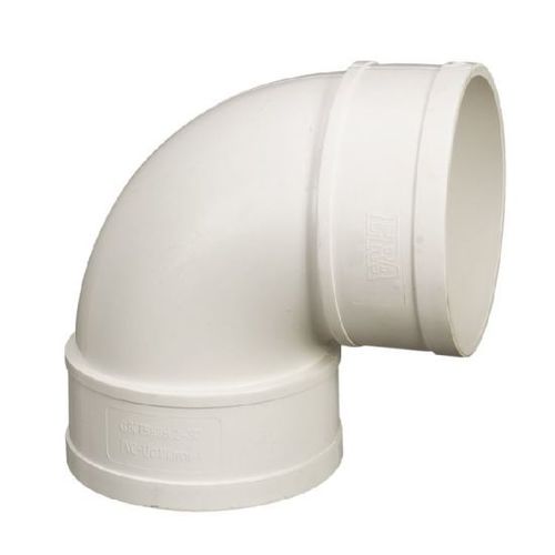 Gutter Elbow - Leak Proof UPVC Pipe Fitting, 20 mm-110 mm Size | White Color, Round/Square/Hexagon Head Code, Ideal for Gutter Applications