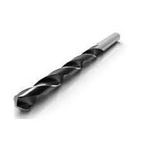 High Speed Steel Jobber Drill Bit, Uncoated (Bright) Finish, Round Shank, Spiral Flute